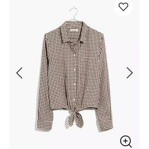 NWT Madewell flannel shirt